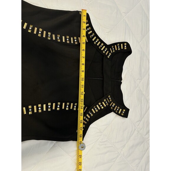 New, Signature By Sangria Embellished Formal Black Dress, Size 14 - Picture 7 of 12